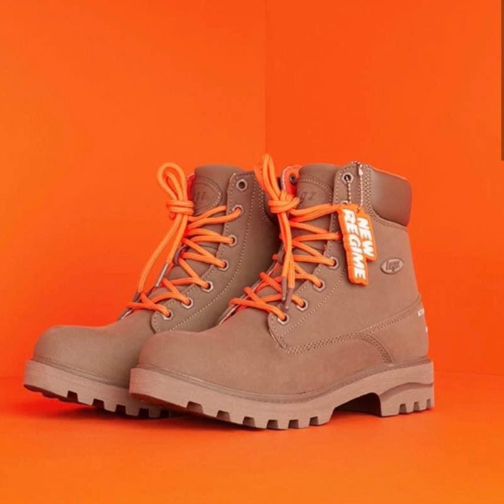 Lugz × New Regime Empire Hi Fall/ Winter Boots (Stone grey) Size 8 women 6.5 men